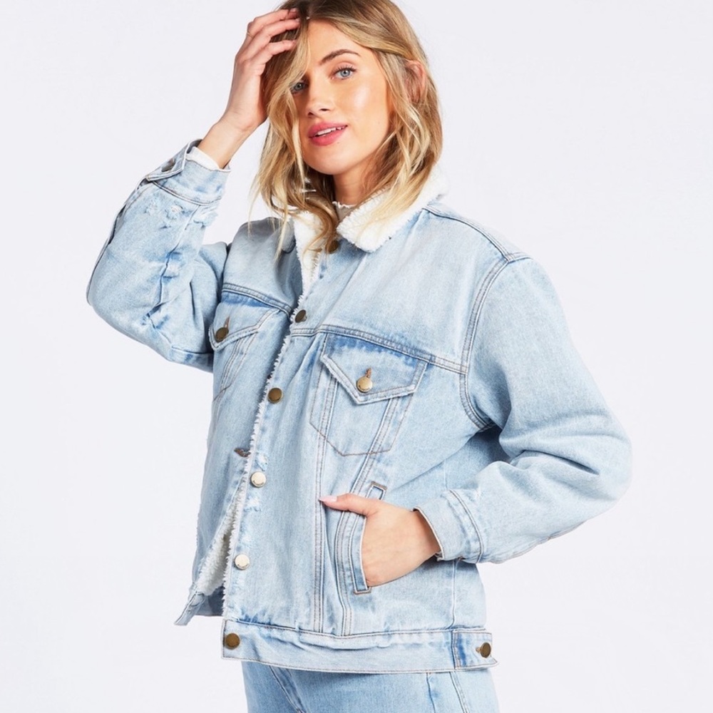 π₯π₯BILLABONG - SUCH A TRIP DENIM JACKETπ₯π₯ - Picture 3 of 11